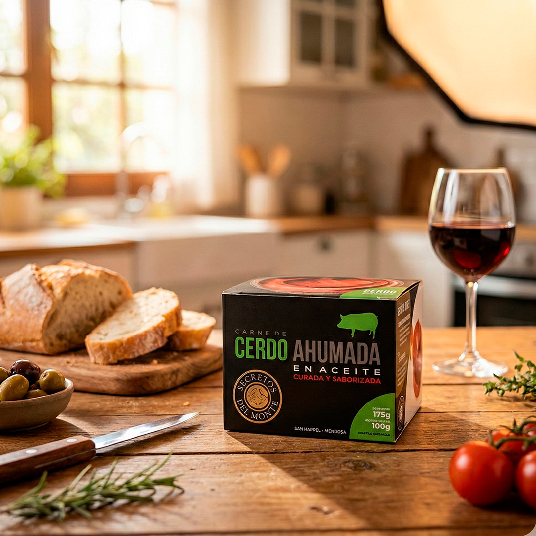 Carne de Cerdo Ahumado Secretos del Monte 175gr - Imagen 2