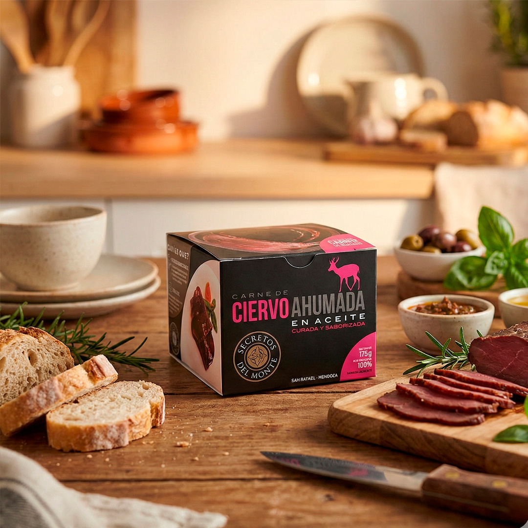Carne de Ciervo Ahumado Secretos del Monte 175 gr - Imagen 2